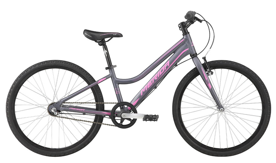 MERIDA MATTS J24 LITE GIRLS 24IN - ANTHRACITE (PINK)