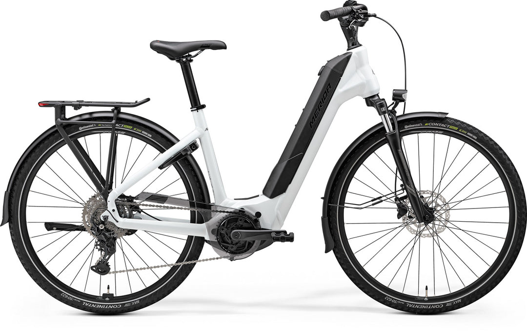 Merida eFLOAT CITY 400 EQ I2 - PEARL WHITE(GUNMETAL GREY)