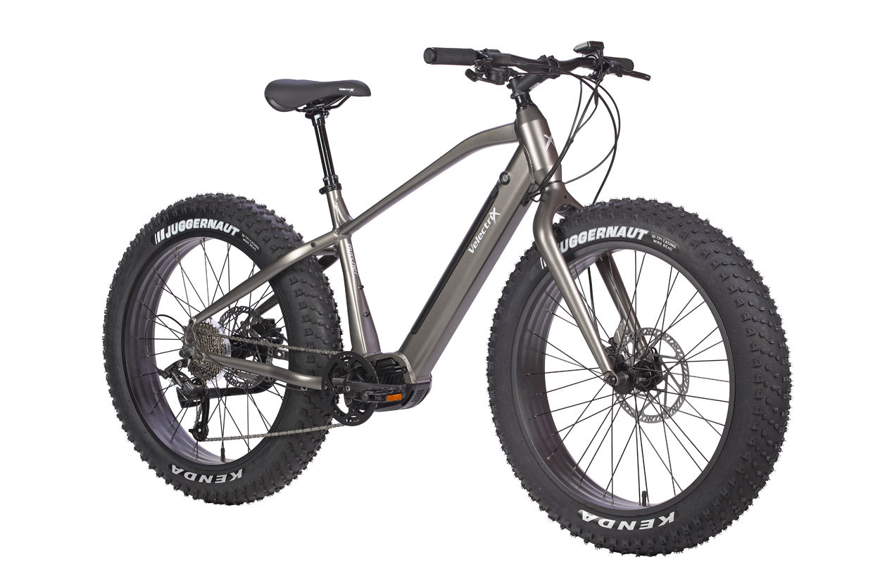 VelectriX Butcher Pulse Fat Wheel Electric Bike Gun Metal Grey (2023