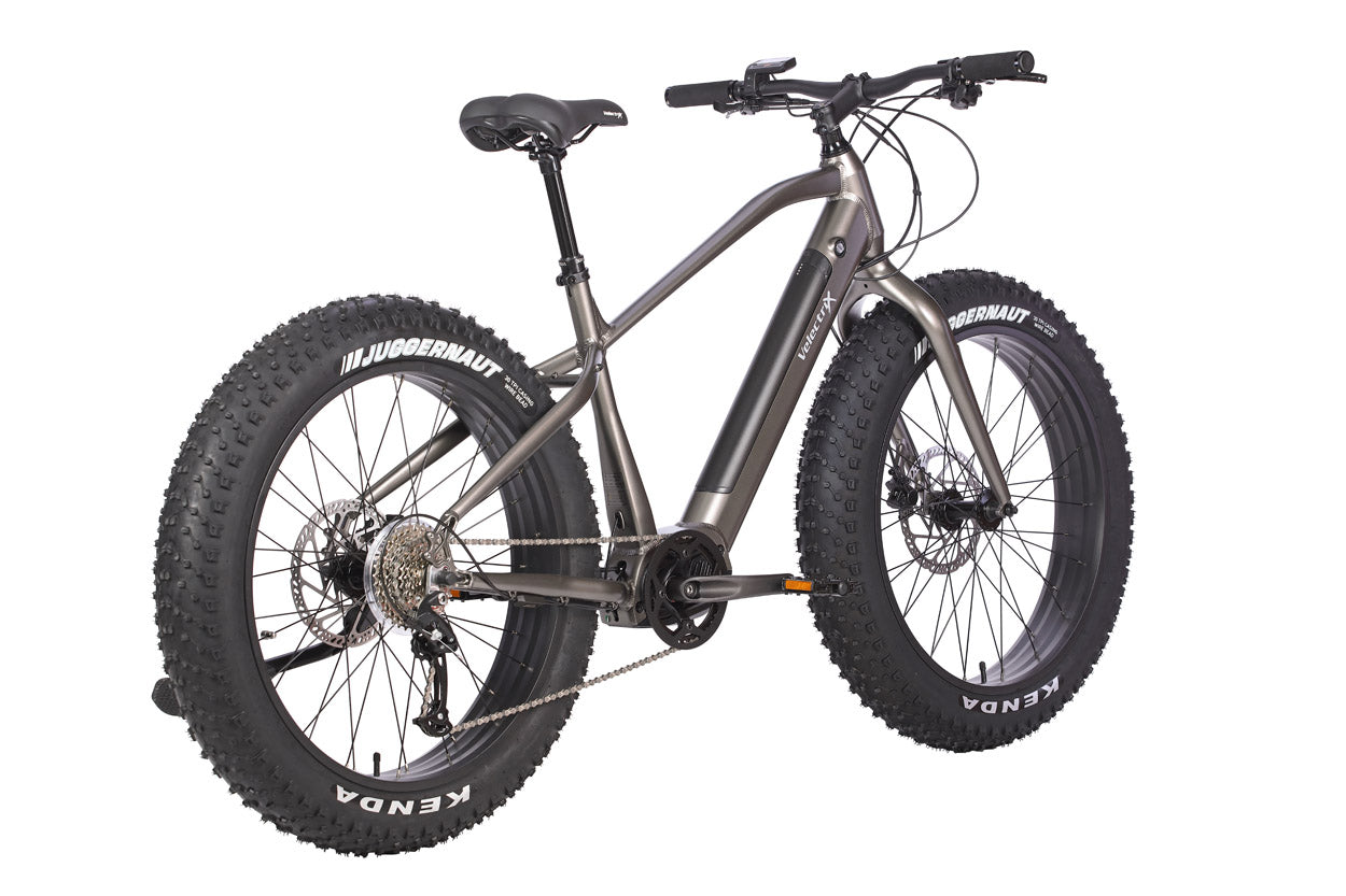 VelectriX Butcher Pulse Fat Wheel Electric Bike Gun Metal Grey (2023